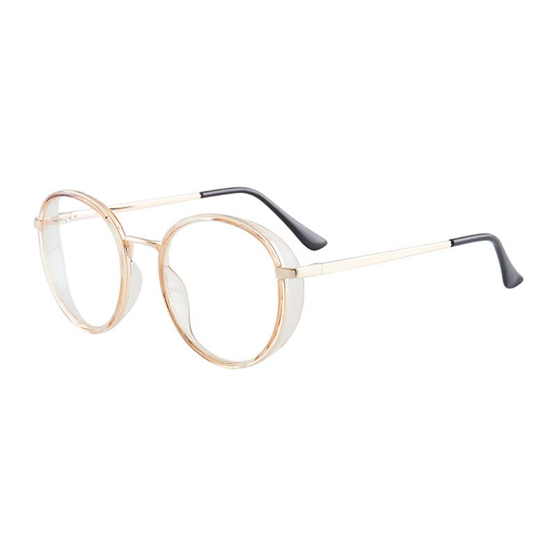 Hotony Women's Full Rim TR 90 Resin Round Frame Eyeglasses 7028 Full Rim Hotony Tea