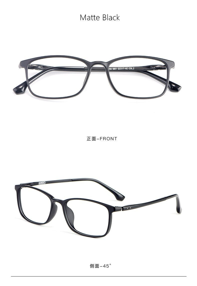 Yimaruili Unisex Full Rim Ultem Frame Eyeglasses 9801 Full Rim Yimaruili Eyeglasses
