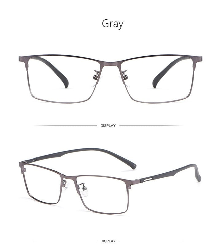 Yimaruili Men's Full Rim Alloy Frame Eyeglasses 89028 Full Rim Yimaruili Eyeglasses