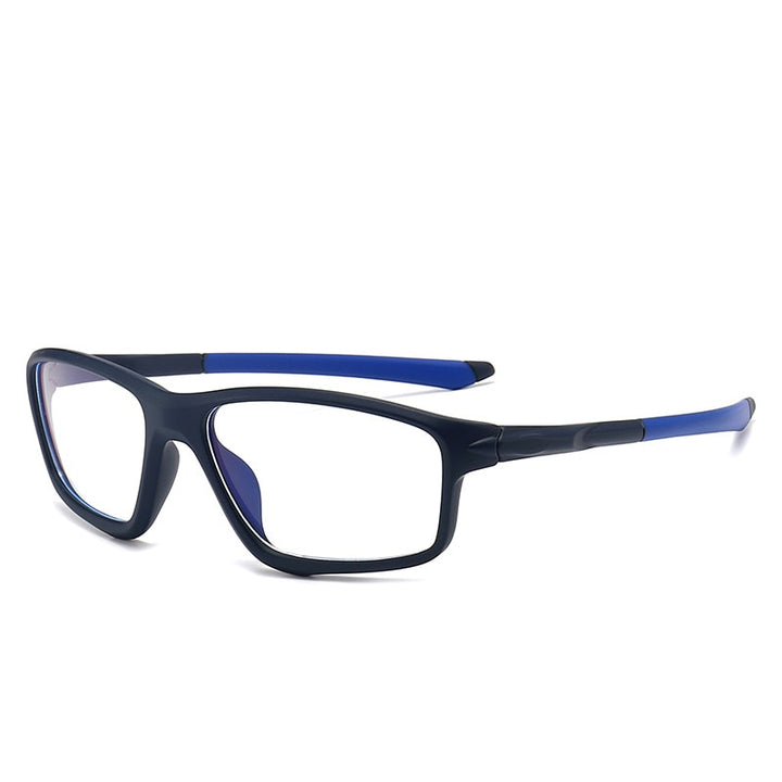 Yimaruili Men's Full Square Rim TR 90 Resin Sport Frame Eyeglasses TR5773 Full Rim Yimaruili Eyeglasses