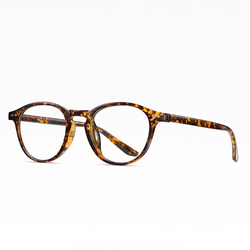 Hotochki Unisex Full Rim Round TR-90 Resin Frame Eyeglasses 2318 Full Rim Hotochki