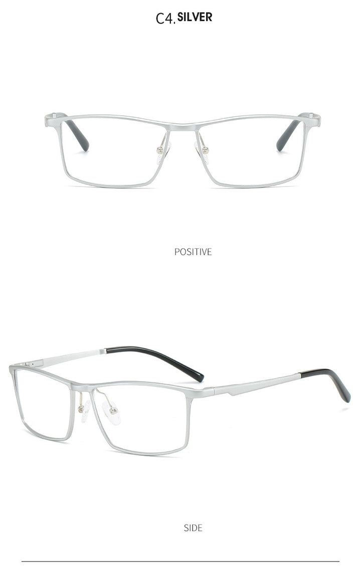 Hdcrafter Men's Full Rim Square Titanium Frame Eyeglasses 6330 Full Rim Hdcrafter Eyeglasses