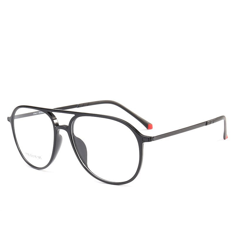 Reven Jate Unisex Full Rim Oval Acetate Eyeglasses 1116 Full Rim Reven Jate