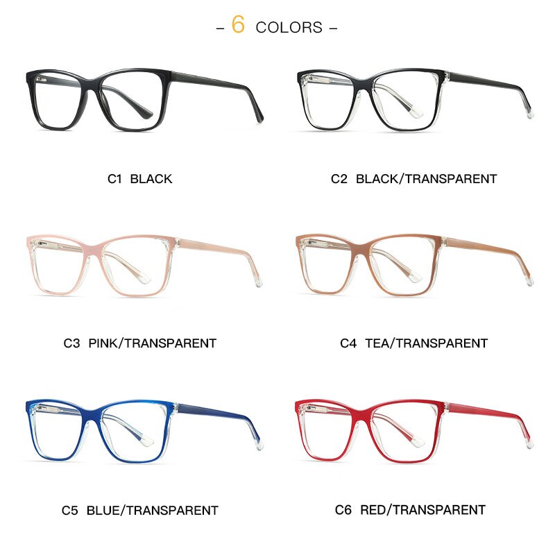 Unisex Eyeglasses Acrylic Tr90 Cp Frame 6 Colors Mod 2015 Frame Gmei Optical   
