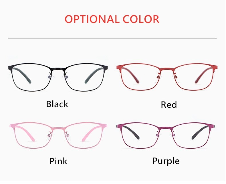 Yimaruili Women's Full Rim Alloy TR 90 Resin Frame Eyeglasses 3569 Full Rim Yimaruili Eyeglasses