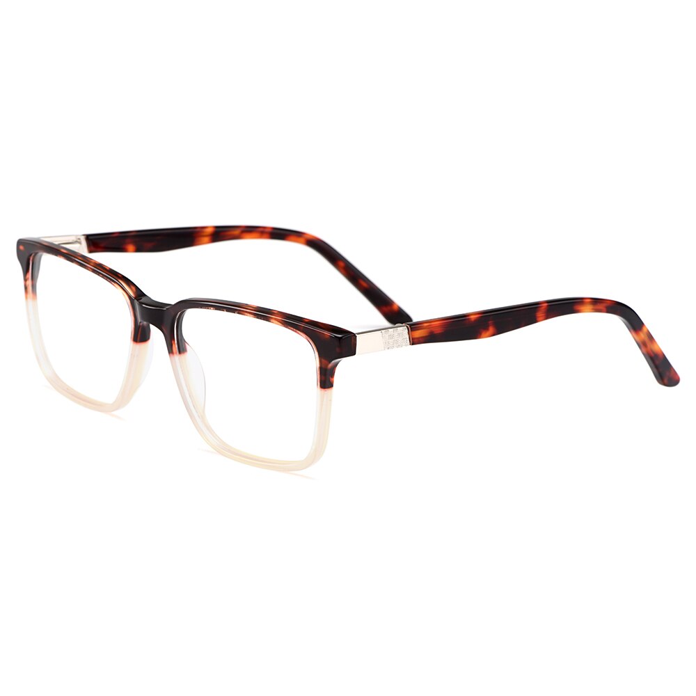 Gmei Women's Eyeglasses Acetate Frame Square M21008 Full Rim Gmei Optical C2
