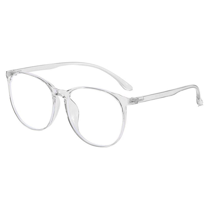 Hotony Unisex Full Rim TR 90 Resin Round Frame Eyeglasses 5703 Full Rim Hotony