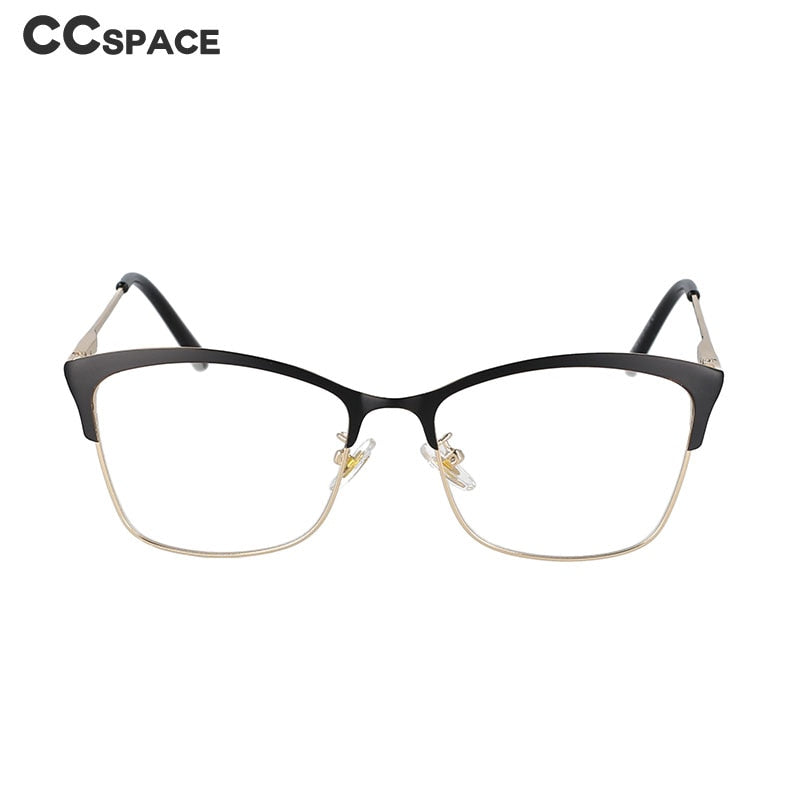 CCspace Women's Full Rim Square Cat Eye Tr 90 Alloy Frame Eyeglasses 51097 Full Rim CCspace