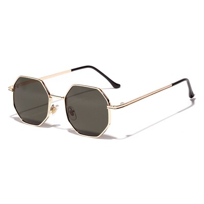 Ralferty Women's Sunglasses Polycarbonate W19620 Sunglasses Ralferty C4 Gold Green As picture