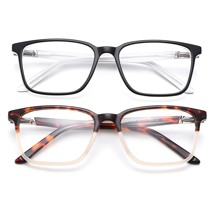 Gmei Women's Eyeglasses Acetate Frame Square M21008 Full Rim Gmei Optical