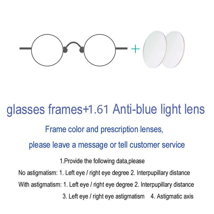 Yujo Unisex Full Rim Round Eyeglasses Acetate Y008 Full Rim Yujo 161 China