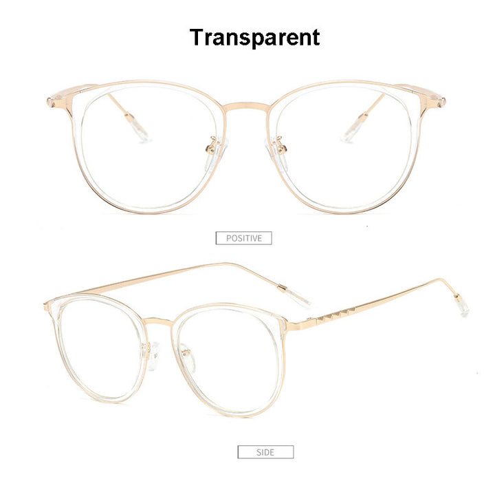 Hotony Unisex Full Rim Acetate Round Frame Eyeglasses 9237 Full Rim Hotony