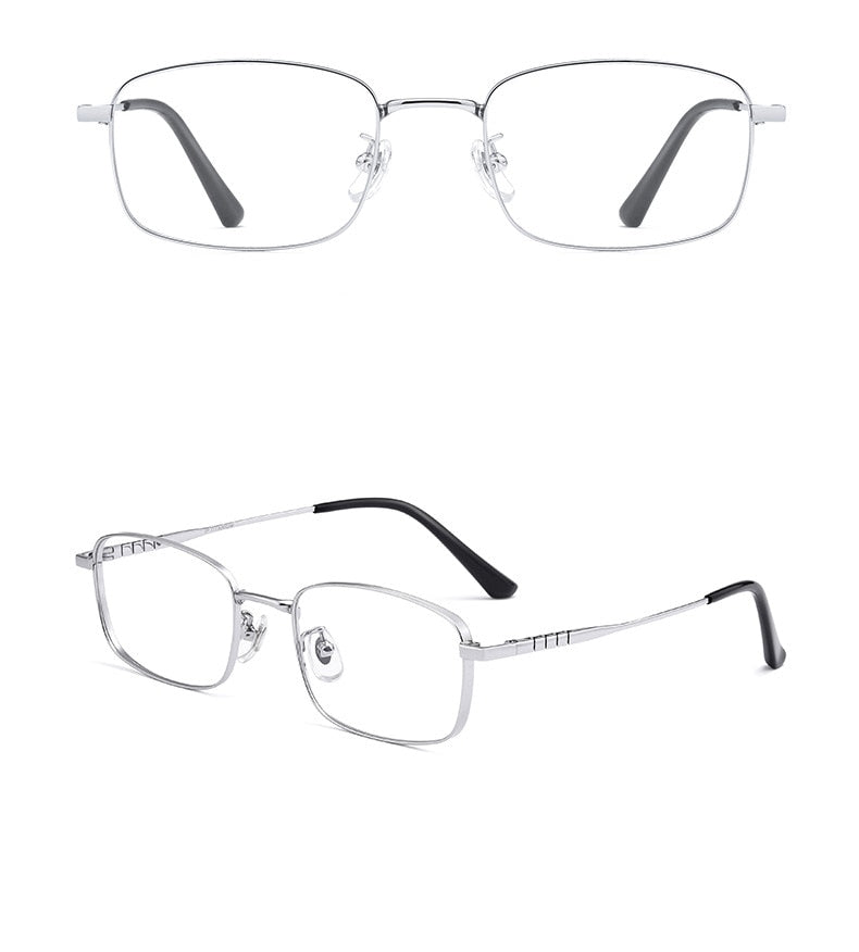 Hotochki Unisex Full Rim Titanium Alloy IP Plated Frame Eyeglasses P15303 Full Rim Hotochki