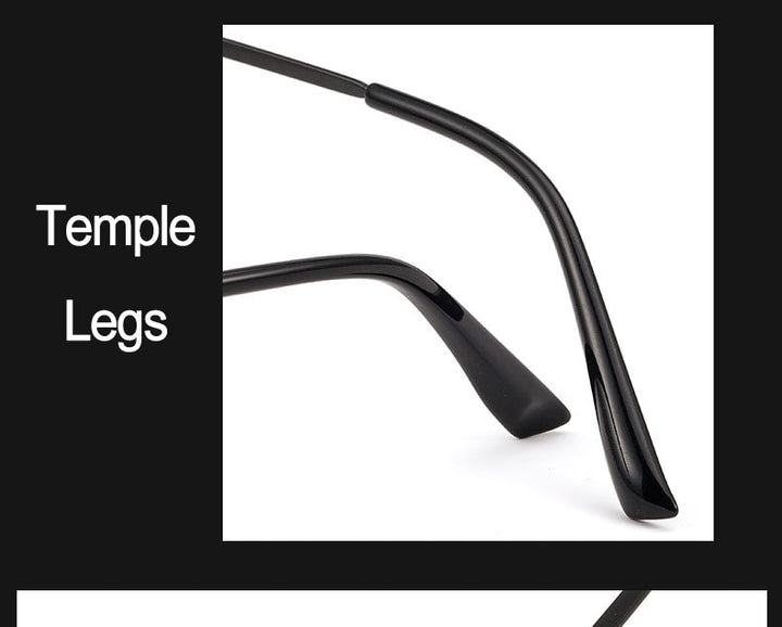 Hotochki Unisex Full Rim Polygon Memory Alloy Frame Eyeglasses 68013 Full Rim Hotochki