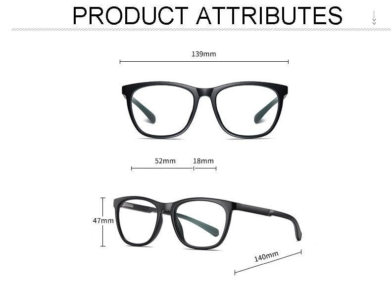 Hotochki Unisex Full Rim TR-90 Resin Frame Eyeglasses 2310 Full Rim Hotochki