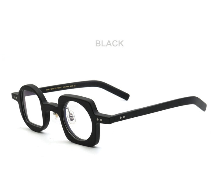 Muzz Women's Full Rim Square Round Acetate Frame Eyeglasses Hp2590 Full Rim Muzz 1