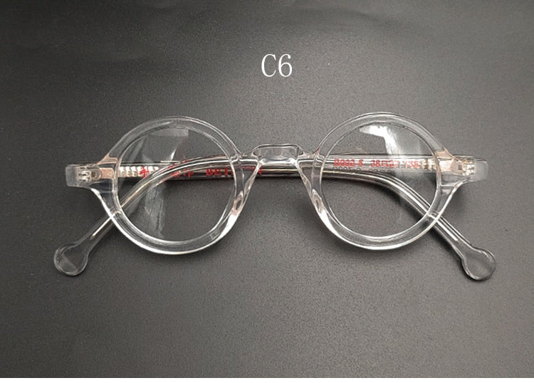 Yujo Unisex Full Rim Round Reading Glasses Acetate Y031 Reading Glasses Yujo