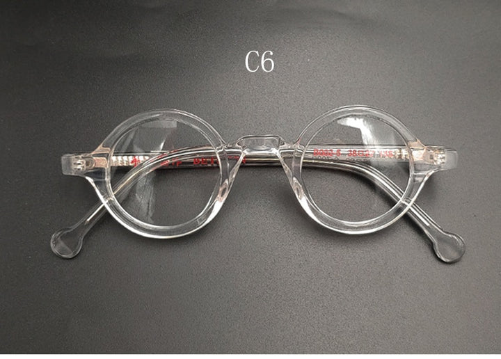 Yujo Unisex Full Rim Round Reading Glasses Acetate Y031 Reading Glasses Yujo