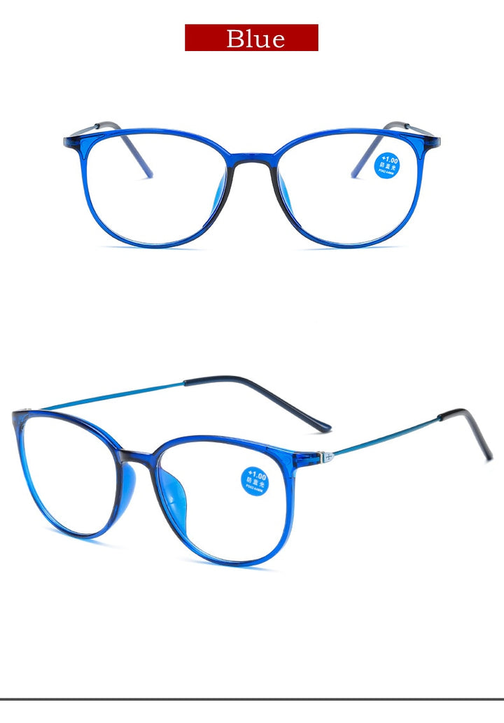 Yimaruili Unisex Full Rim Acetate Frame Myopic Or Presbyopic Anti Blue Light Reading Glasses Y872 Reading Glasses Yimaruili Eyeglasses
