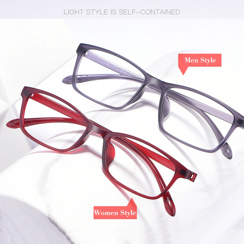 Hotochki Unisex Full Rim TR-90 Resin Frame Eyeglasses X1x2 Full Rim Hotochki