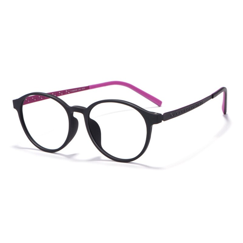 Hotony Unisex Full Rim TR 90 Resin Titantium Temple Frame Eyeglasses 8868 Full Rim Hotony Purple