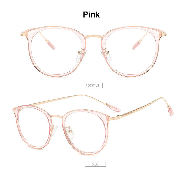 Hotony Unisex Full Rim Acetate Round Frame Eyeglasses 9237 Full Rim Hotony