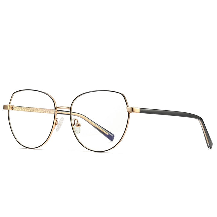 Hotochki Women's Full Rim Oval TR-90 Resin Alloy Frame Eyeglasses 3005 Full Rim Hotochki