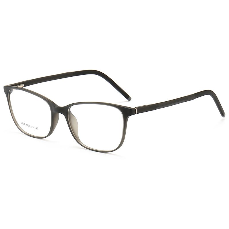 Hotochki Unisex Full Rim PC Plastic Resin Frame Eyeglasses 5799 Full Rim Hotochki black