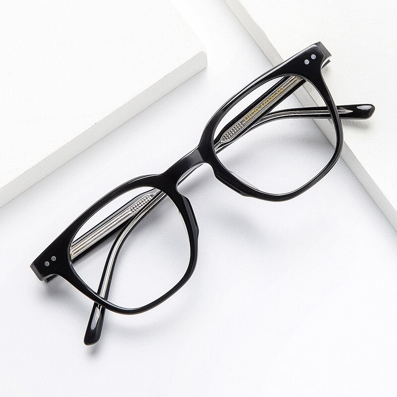Gatenac Full Rim Square Acetate Frame Eyeglasses Gxyj645 Full Rim Gatenac