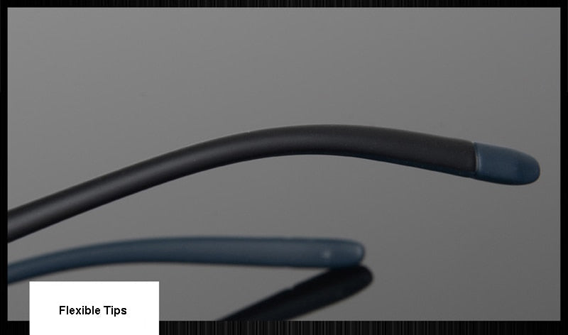 Hotony Unisex Semi Rim Alloy Frame TR 90 Temple Eyeglasses 2242 Semi Rim Hotony