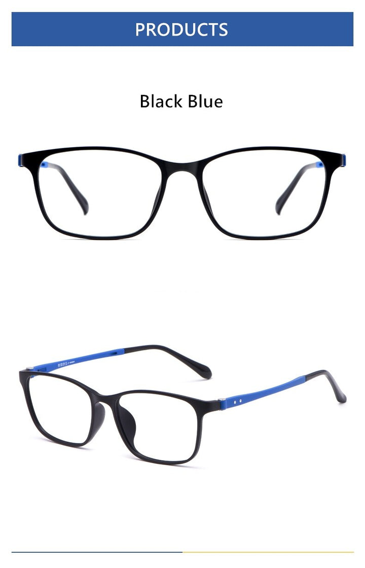 Yimaruili Unisex Full Rim Ultem/Steel Frame Eyeglasses 1939TR Full Rim Yimaruili Eyeglasses