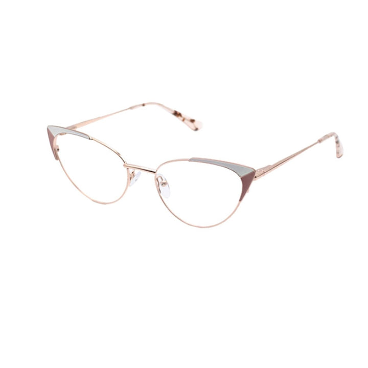 Laoyehui Women's Eyeglasses Cat Eye Reading Glasses Black Red Khaki Reading Glasses Laoyehui 0 Khaki