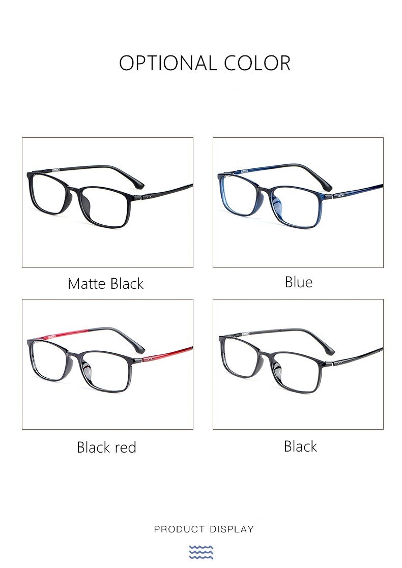 Yimaruili Unisex Full Rim Ultem Frame Eyeglasses 9801 Full Rim Yimaruili Eyeglasses
