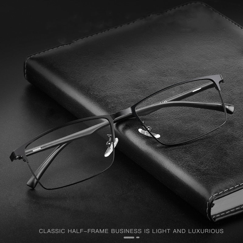 Yimaruili Men's Full Rim Alloy Frame Eyeglasses 89028 Full Rim Yimaruili Eyeglasses