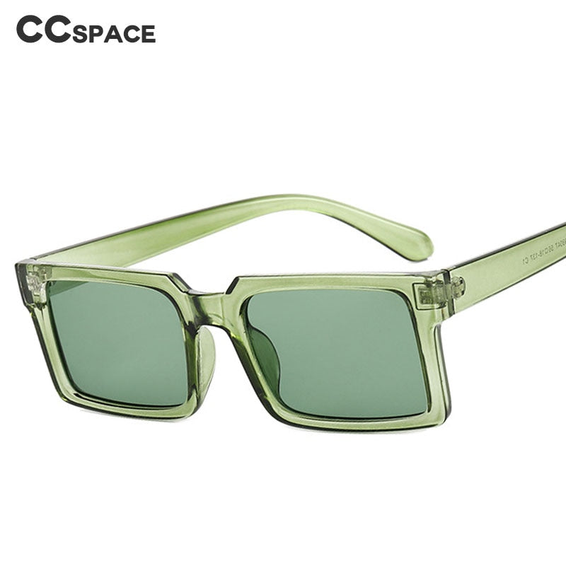 CCspace Women's Full Rim Square Resin Frame Sunglasses 49546 Sunglasses CCspace