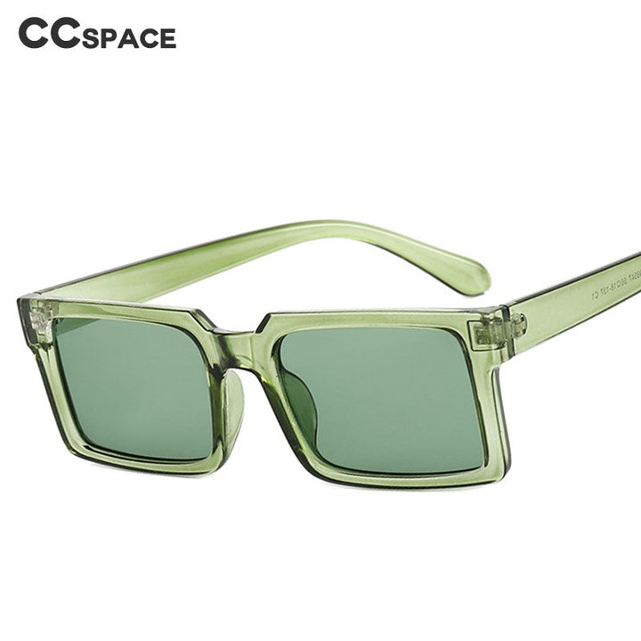 CCspace Women's Full Rim Square Resin Frame Sunglasses 49546 Sunglasses CCspace