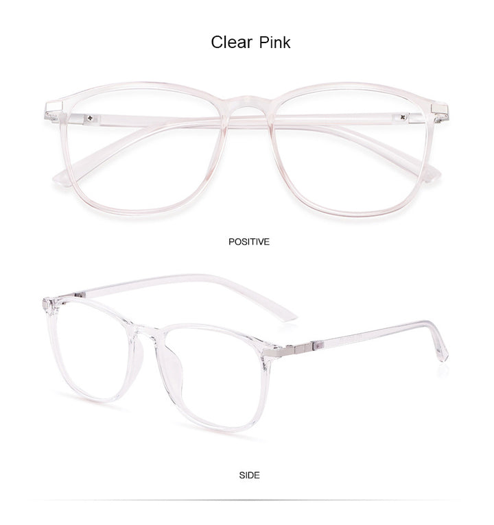 Hotony Women's Full Rim Square Acetate Frame Eyeglasses 6621 Full Rim Hotony