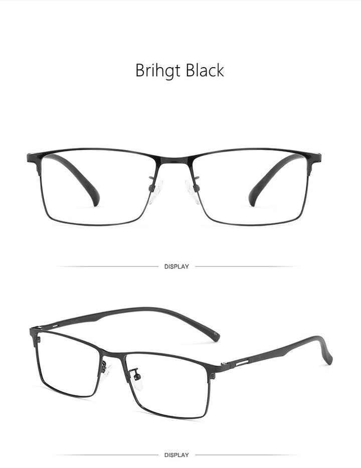 Yimaruili Men's Full Rim Alloy Frame Eyeglasses 89028 Full Rim Yimaruili Eyeglasses