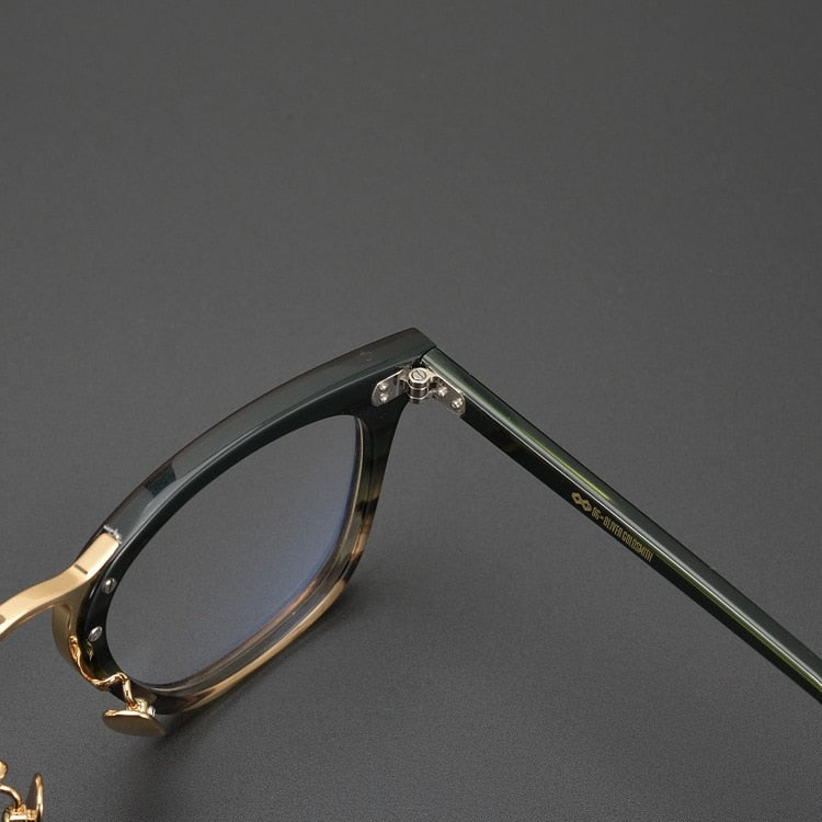 Yimaruili Men's Full Rim Acetate Frame Eyeglasses Y001 Full Rim Yimaruili Eyeglasses