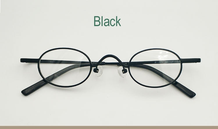 Yujo Unisex Oval Full Rim Reading Glasses Alloy Y026 Reading Glasses Yujo China 0 black