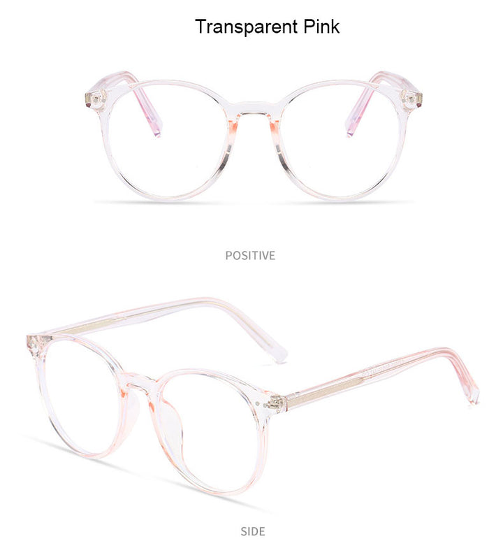 Hotony Women's Full Rim Round Acetate Frame Eyeglasses 3003 Full Rim Hotony