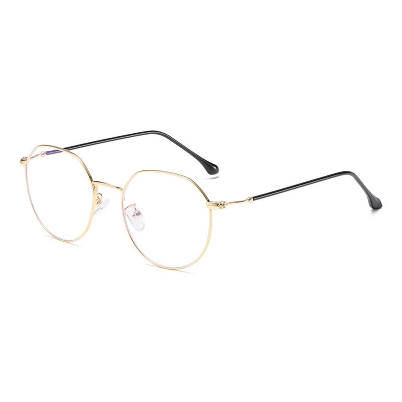 Hotony Unisex Full Rim Polygonal Alloy Frame Eyeglasses 1905 Full Rim Hotony