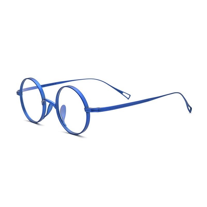 Gatenac Unisex Full Rim Round Titanium Frame Eyeglasses Gxyj02 Full Rim Gatenac 4