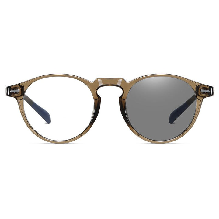 Reven Jate Unisex Full Rim Round Tr 90 Eyeglasses 3512 Full Rim Reven Jate