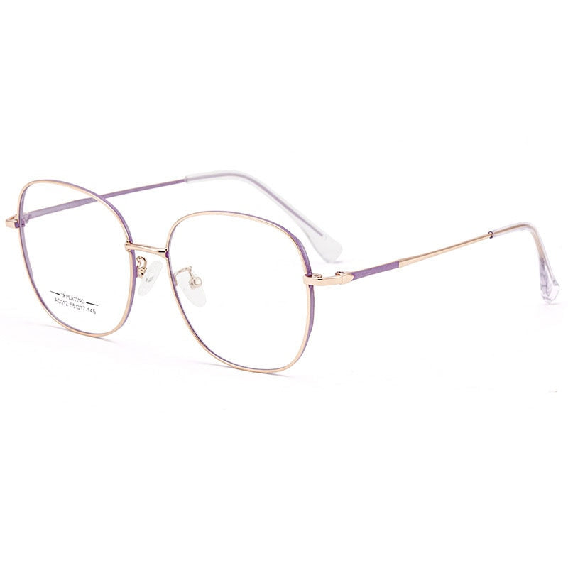 Hotony Unisex Full Rim Aluminum Magnesium Alloy Frame Eyeglasses AC012 Full Rim Hotony