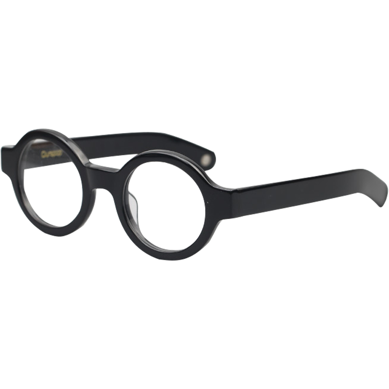 Cubojue Unisex Full Rim Round Acetate Reading Glasses 83014 Reading Glasses Cubojue