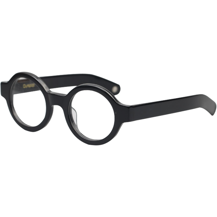 Cubojue Unisex Full Rim Round Acetate Reading Glasses 83014 Reading Glasses Cubojue