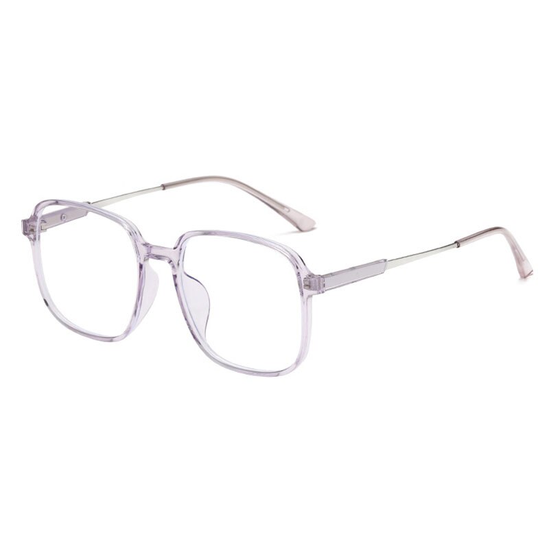 Hotony Unisex Full Rim Round TR 90 Resin Frame Eyeglasses 60152 Full Rim Hotony Purple