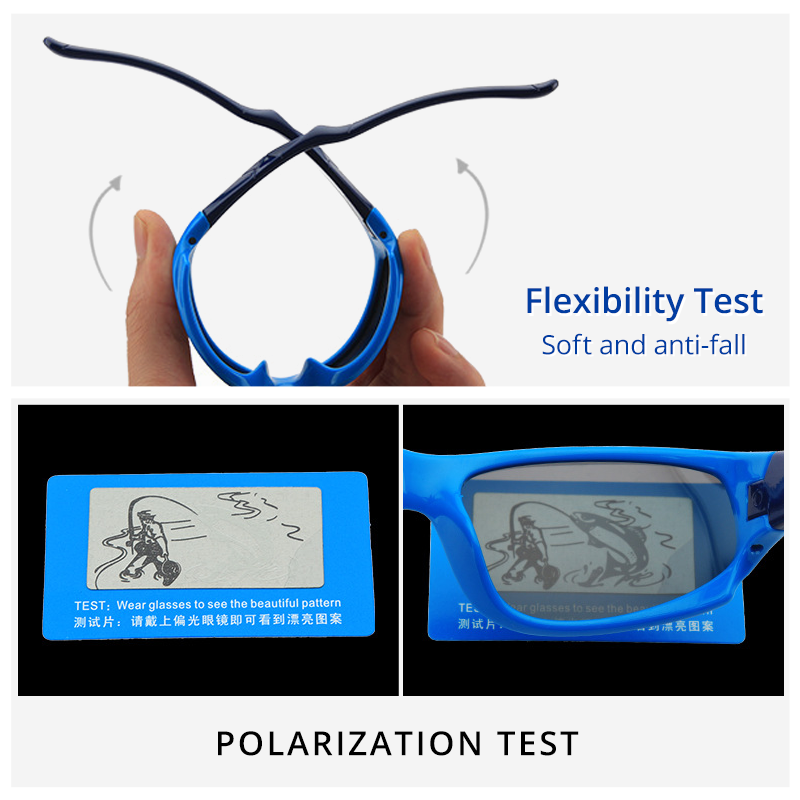 Ralferty Kids' Sunglasses Polarized Flexible Soft Unbreakable K800 Sunglasses Ralferty