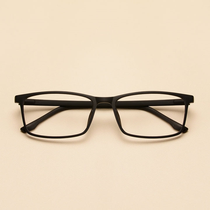 Yimaruili Unisex Full Rim Imitation Wood Grain Resin Frame Eyeglasses 98056 Full Rim Yimaruili Eyeglasses